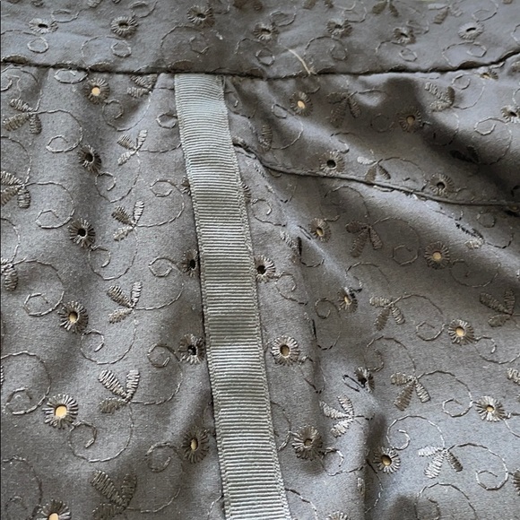 HYPE PIQUE BLACK LINED SLACKS - Picture 5 of 5